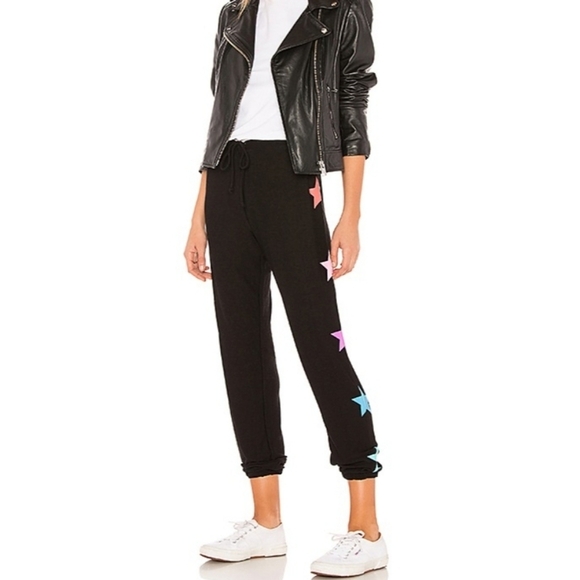 Chaser Stars Pant in True Black Smal NWT - Picture 1 of 4